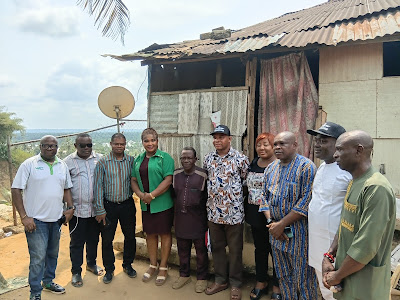 Deputy Chief Press Secretary, NUJ Delegation Visits Ailing Journalist with Cash, Food Items