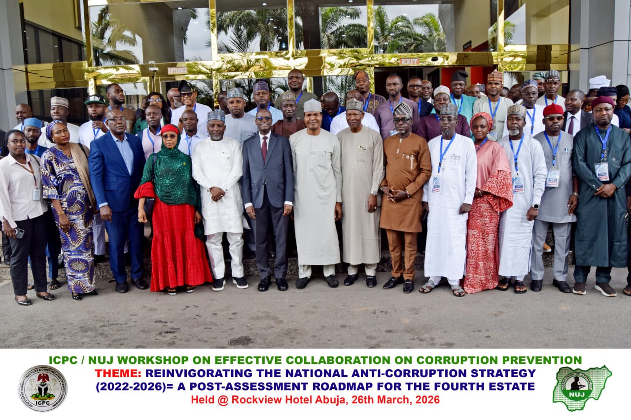 Media critical to anti-Corruption War, as ICPC partners NUJ